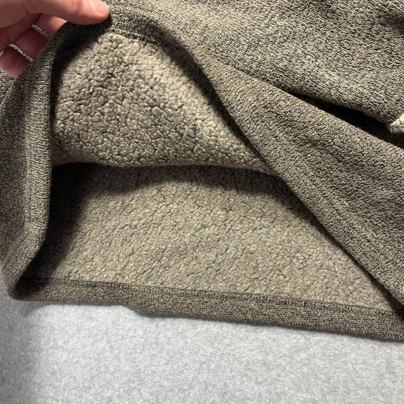 Alf Sweater Womens Medium Brown Fleece Pullover Mock Neck Long Sleeve Solid - Picture 8 of 10